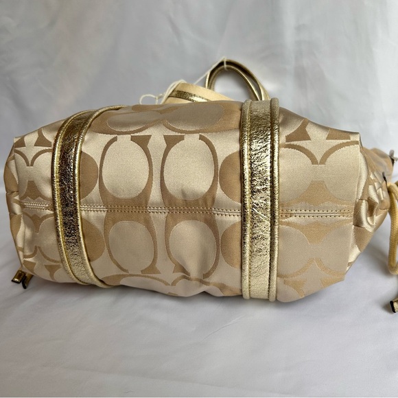 Coach Poppy Gold 13847 Purse Tote Y2K Excellent Condition - Picture 11 of 16